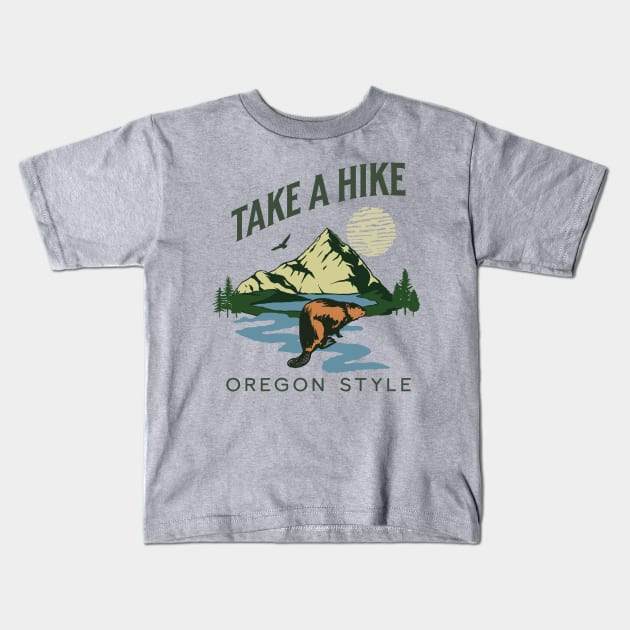 Take a Hike Kids T-Shirt by Wild Wear Ventures